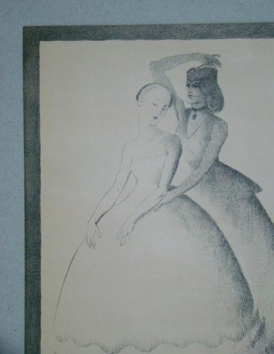 Edmond Van Offel - Ballerines, 1931 - Original lithograph signed and dated 2