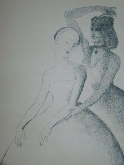 Edmond Van Offel - Ballerines, 1931 - Original lithograph signed and dated 2