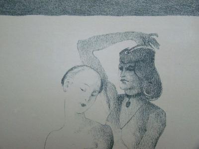 Edmond Van Offel - Ballerines, 1931 - Original lithograph signed and dated 2