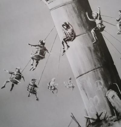 Banksy (after) - Visit Historic Palestine, Walled Off Hotel, 2018, Poster 2