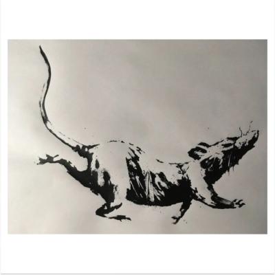 Banksy - CROYDON GDP RAT (RAT RACE), 2019, sérigraphie 2