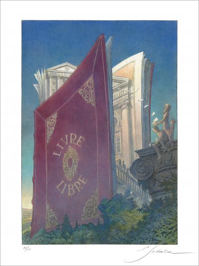 François SCHUITEN, Livre Libre, Tirage pigmentaire, 80x60cm, 2025 2
