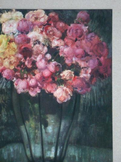 Fernand TOUSSAINT (after) - Fleurs, 1930 - Héliogravure signed 2