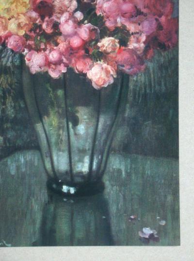 Fernand TOUSSAINT (after) - Fleurs, 1930 - Héliogravure signed 2