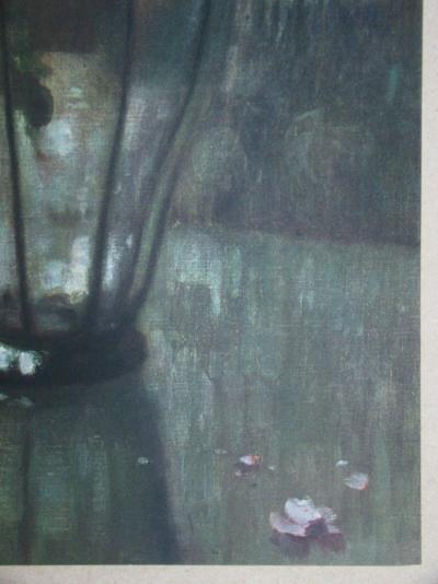 Fernand TOUSSAINT (after) - Fleurs, 1930 - Héliogravure signed 2