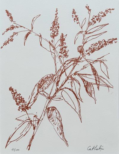 Bernard Cathelin - Branches d’été - Lithographie originale signée crayon numérotée 2