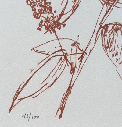 Bernard Cathelin - Branches d’été - Lithographie originale signée crayon numérotée 2