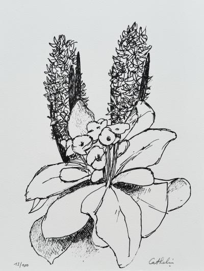 Bernard Cathelin - Branches d’été - Lithographie originale signée crayon numérotée 2