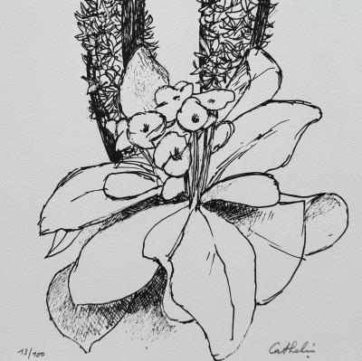Bernard Cathelin - Branches d’été - Lithographie originale signée crayon numérotée 2