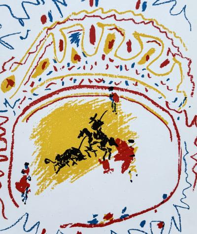 Pablo PICASSO - La Petite Corrida, 1958 - Lithographie originale signée 2