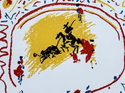 Pablo PICASSO - La Petite Corrida, 1958 - Lithographie originale signée 2
