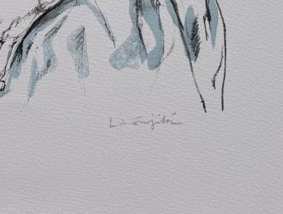 Léonard Tsuguharu FOUJITA - Femme et enfant, 1964 - Lithographie originale signée au crayon 2