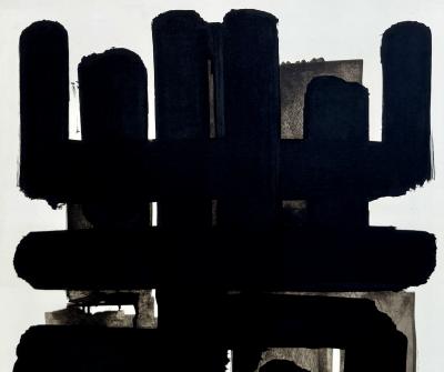 Pierre SOULAGES - Lithographie n°3, 1958 - Lithographie originale 500 ex Mourlot 2