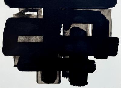 Pierre SOULAGES - Lithographie n°3, 1958 - Lithographie originale 500 ex Mourlot 2