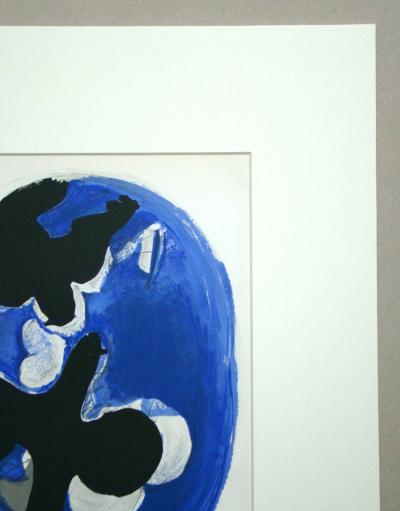 Georges BRAQUE - Deux Oiseaux Sur Fond Bleue, 1955 - Original lithograph 2