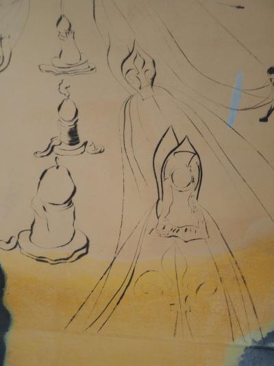 Salvador Dali - Moïse :Transfert des traditions, 1975 - Lithographie originale signée 2
