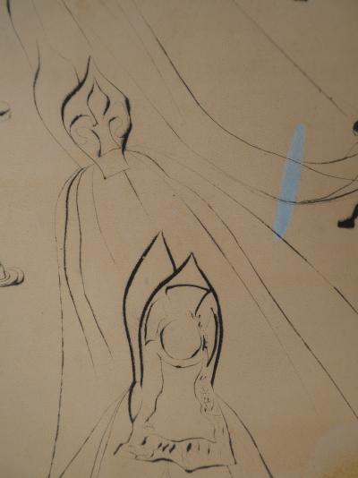 Salvador Dali - Moïse :Transfert des traditions, 1975 - Lithographie originale signée 2