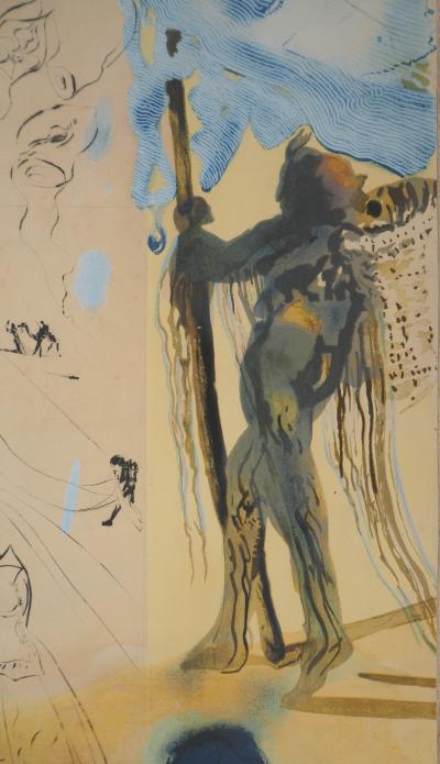 Salvador Dali - Moïse :Transfert des traditions, 1975 - Lithographie originale signée 2