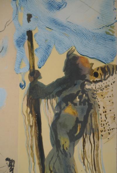 Salvador Dali - Moïse :Transfert des traditions, 1975 - Lithographie originale signée 2