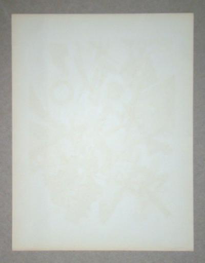 Ernst Wilhelm NAY - Composition abstraite, 1953 - Gravure sur bois originale signée à la main 2
