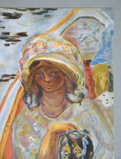 Pierre BONNARD (d'après) - En barque, 1939 - Lithographie en couleurs 2