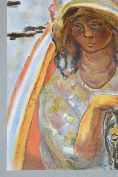 Pierre BONNARD (d'après) - En barque, 1939 - Lithographie en couleurs 2