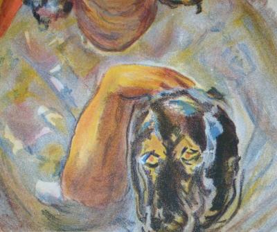 Pierre BONNARD (d'après) - En barque, 1939 - Lithographie en couleurs 2