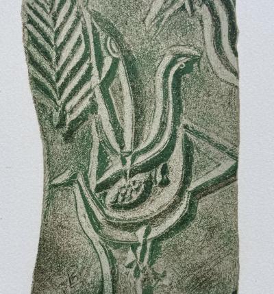 Georges Braque - Oiseau sous l’étoile, 1963 - Lithographie signée dans la planche 2