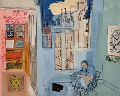 Raoul Dufy - Peintre dans son atelier, 1969 - Lithographie signée planche 2