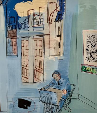 Raoul Dufy - Peintre dans son atelier, 1969 - Lithographie signée planche 2