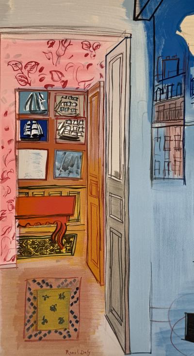 Raoul Dufy - Peintre dans son atelier, 1969 - Lithographie signée planche 2