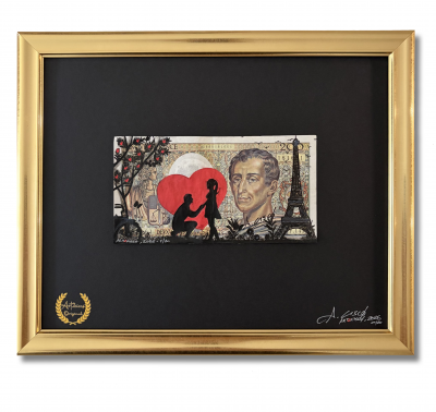 Cisco - PASSION, 2026 - Acrylique sur billet 2