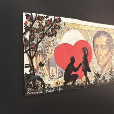 Cisco - PASSION, 2026 - Acrylique sur billet 2