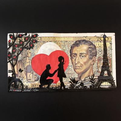 Cisco - PASSION, 2026 - Acrylique sur billet 2
