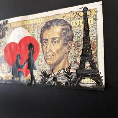 Cisco - PASSION, 2026 - Acrylique sur billet 2