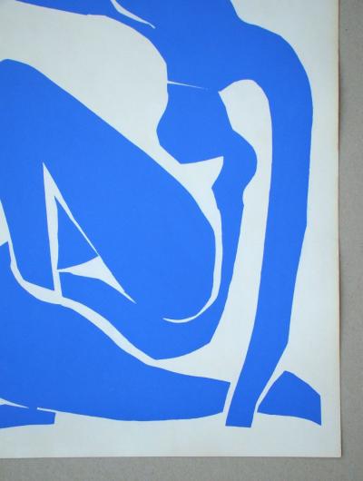 Henri MATISSE (after) - Nu bleu, 1971 - Vintage screen print signed and dated 2