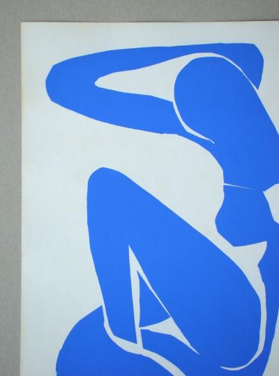 Henri MATISSE (after) - Nu bleu, 1971 - Vintage screen print signed and dated 2