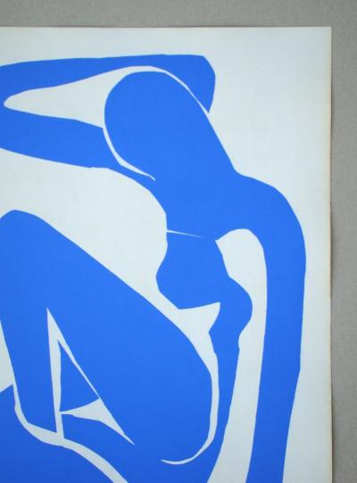 Henri MATISSE (after) - Nu bleu, 1971 - Vintage screen print signed and dated 2