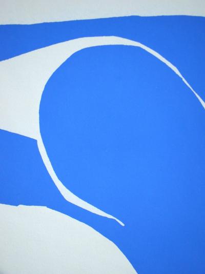 Henri MATISSE (after) - Nu bleu, 1971 - Vintage screen print signed and dated 2