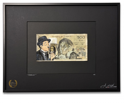 Cisco - CHARLOT, 2026 - Acrylique sur billet 2