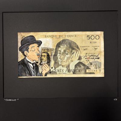 Cisco - CHARLOT, 2026 - Acrylique sur billet 2