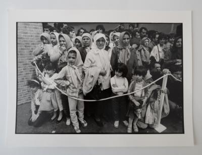 José Nicolas - Manifestation  Anti Khomeini, Paris 1985 - Tirage argentique 2