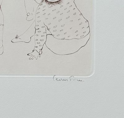 Léonor FINI - The 4 Girls - Original signed and numbered pencil engraving 2
