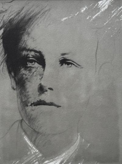 Ernest Pignon-ERNEST - Rimbaud, 1986 - Estampe originale signée dans la planche 2