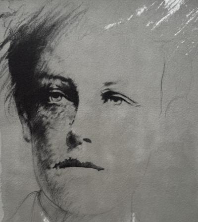 Ernest Pignon-ERNEST - Rimbaud, 1986 - Estampe originale signée dans la planche 2