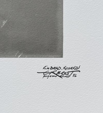 Ernest Pignon-ERNEST - Rimbaud, 1986 - Estampe originale signée dans la planche 2
