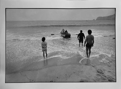 José Nicolas - Retour de pêche à Porto 1985 - Tirage argentique 2