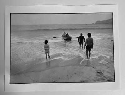José Nicolas - Retour de pêche à Porto 1985 - Tirage argentique 2