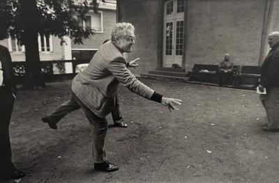 José Nicolas - Jospin and pétanque - Silver gelatin print 2