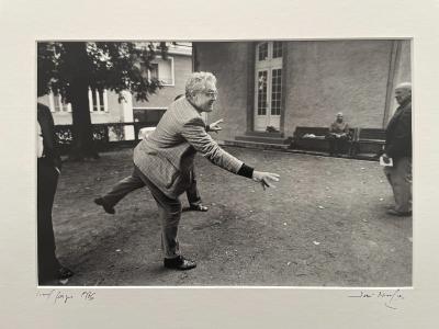 José Nicolas - Jospin and pétanque - Silver gelatin print 2